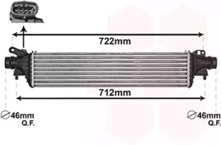 VAN WEZEL 37004663 -  Интеркулер